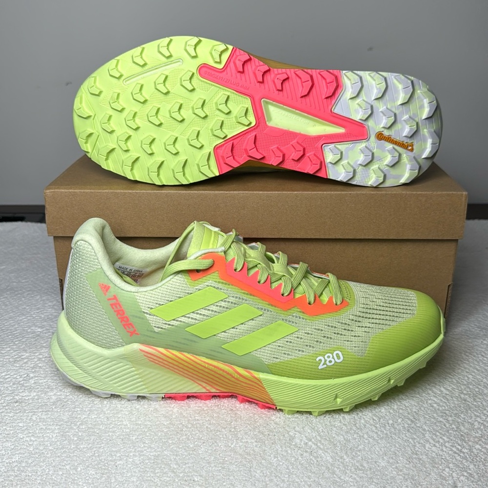 Adidas Terrex Agravic Flow 2 Trail HO3191 Lime Women’s Trail Running Sneakers